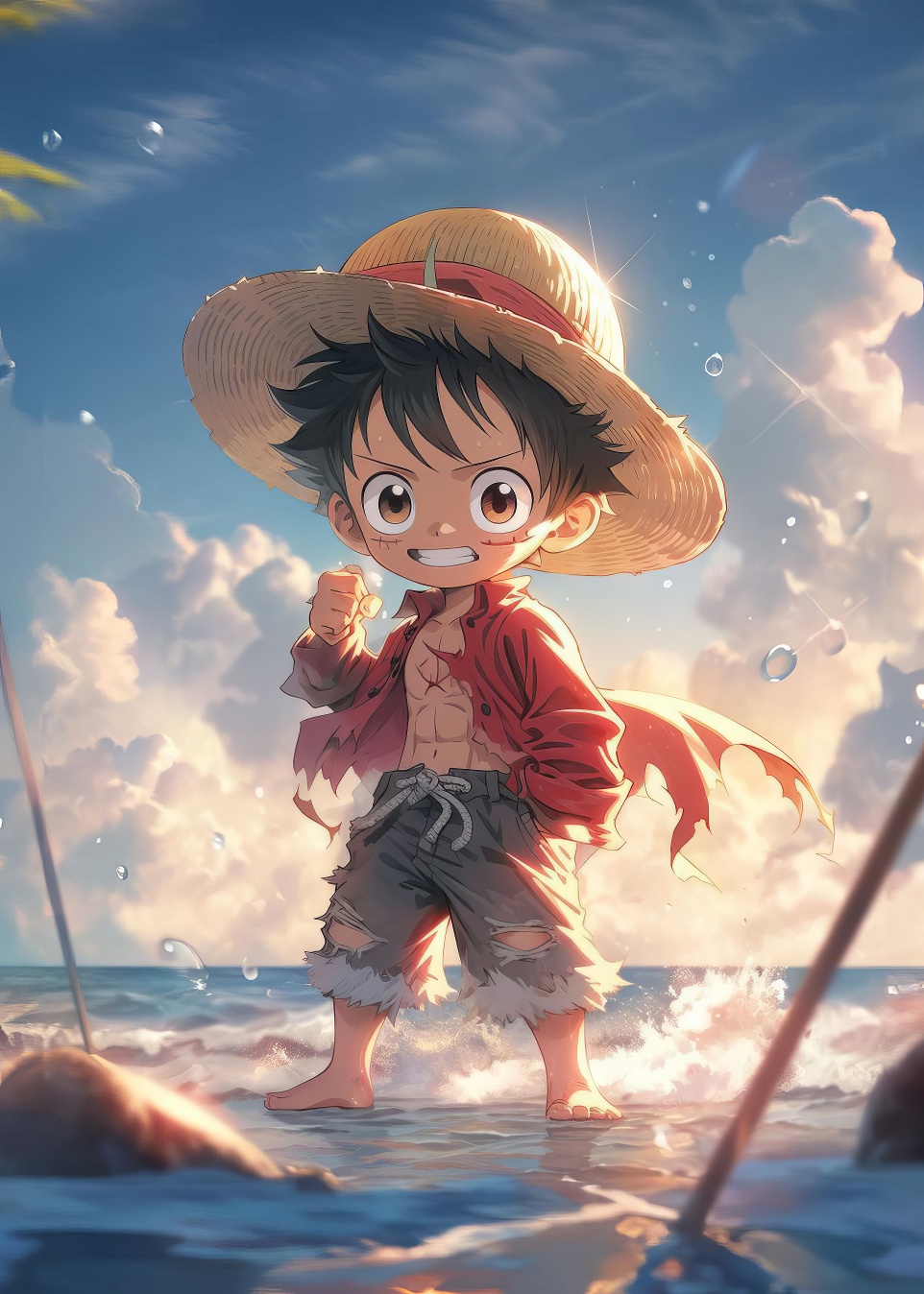 Obraz premium z designem - Monkey D. Luffy