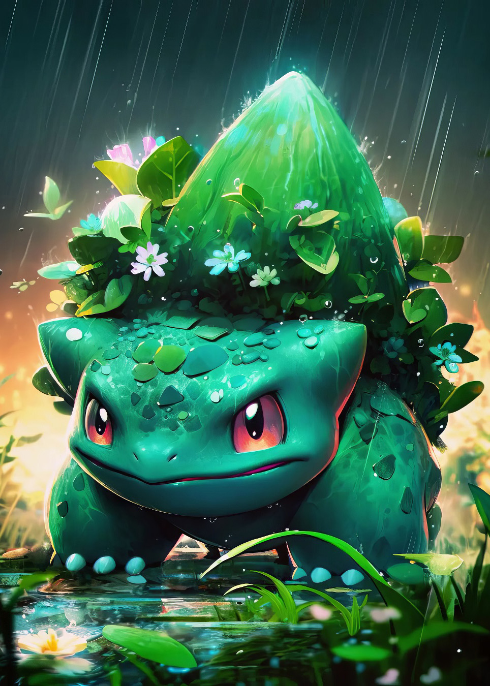 Bulbasaur - Obraz na metalu