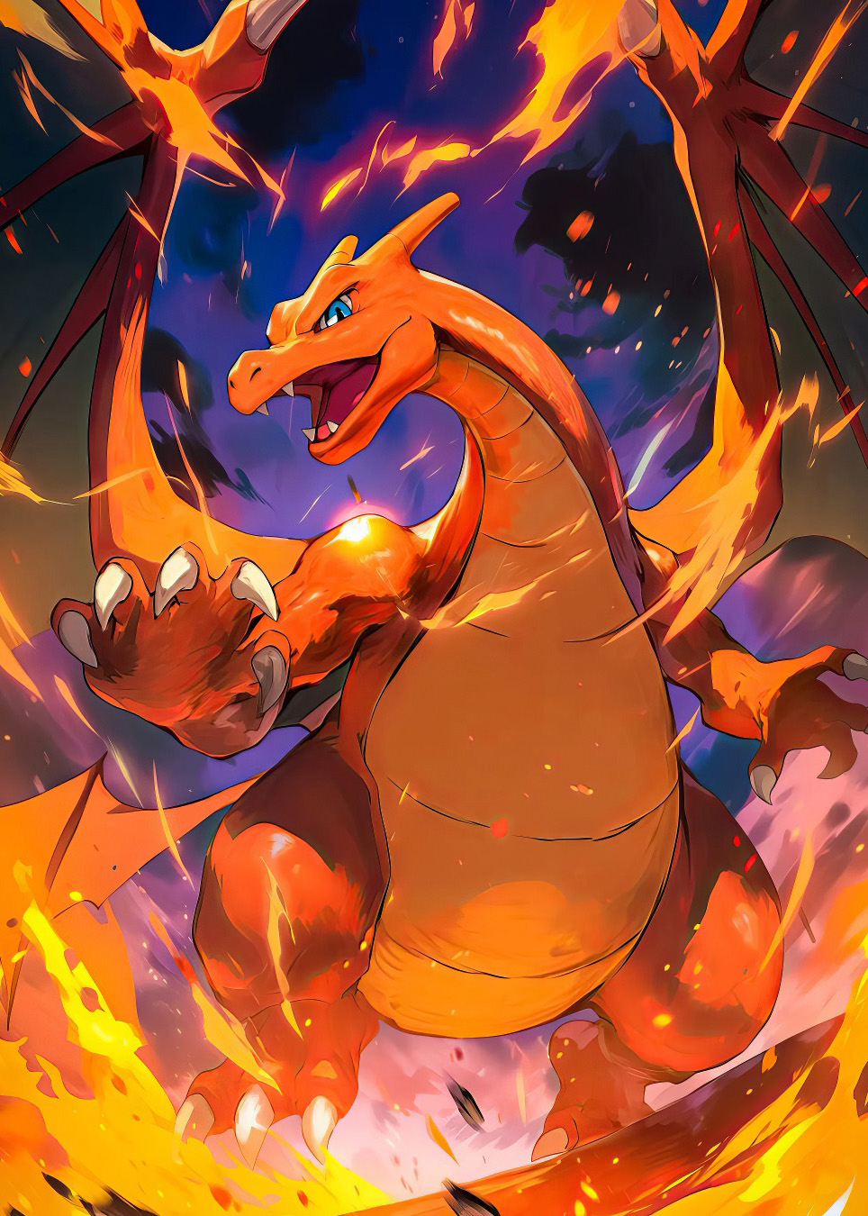 Luksusowa dekoracja do mieszkania - Charizard