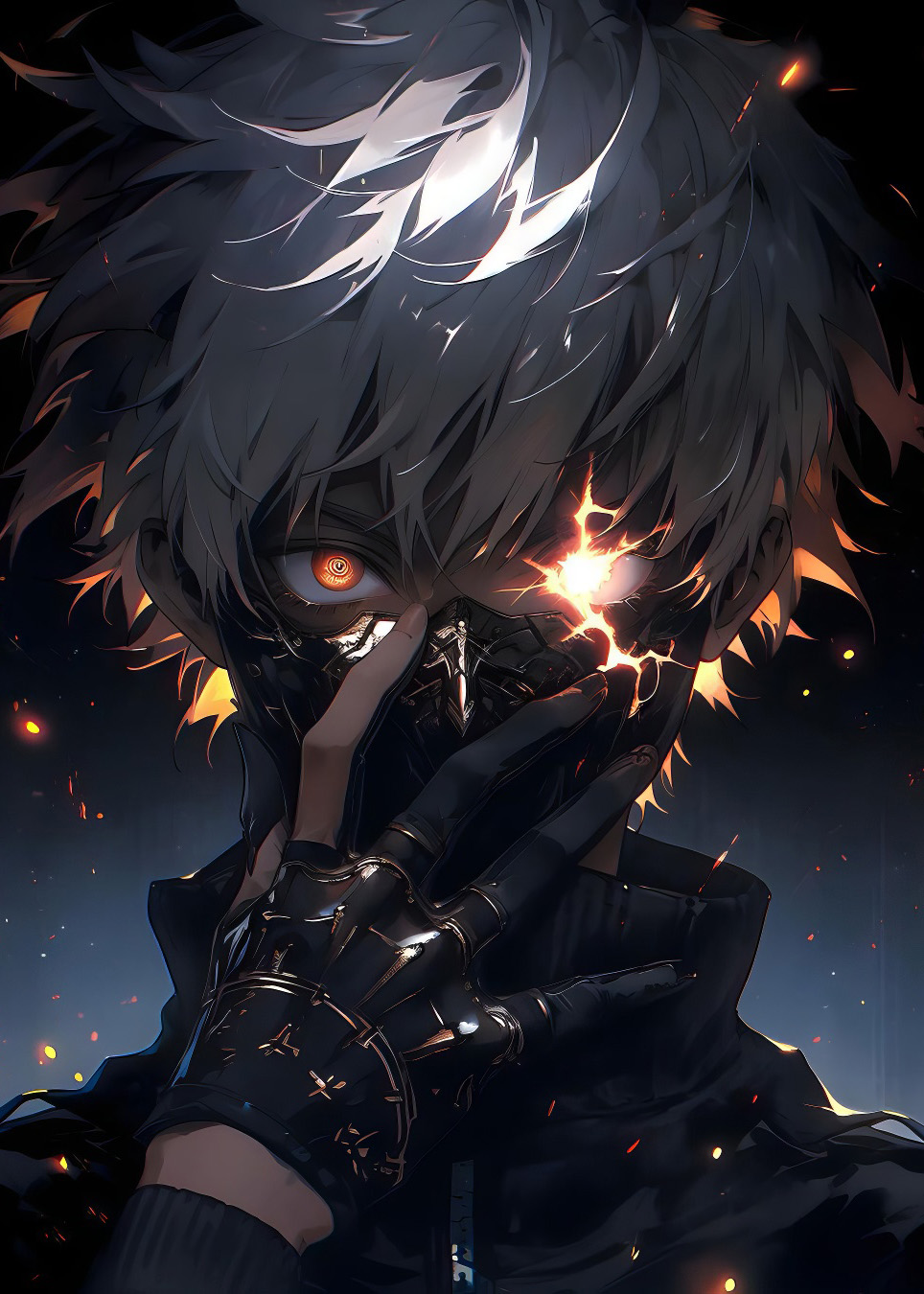 Metalowy obraz z imieniem - Ken Kaneki