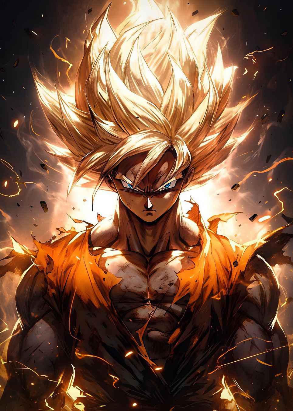 Obraz premium z designem - Son Goku