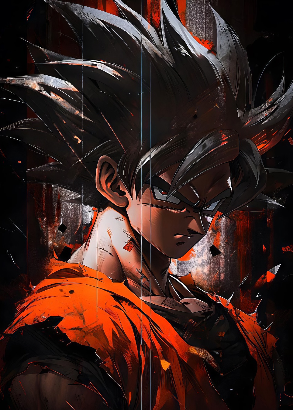 Obraz premium z designem - Son Goku