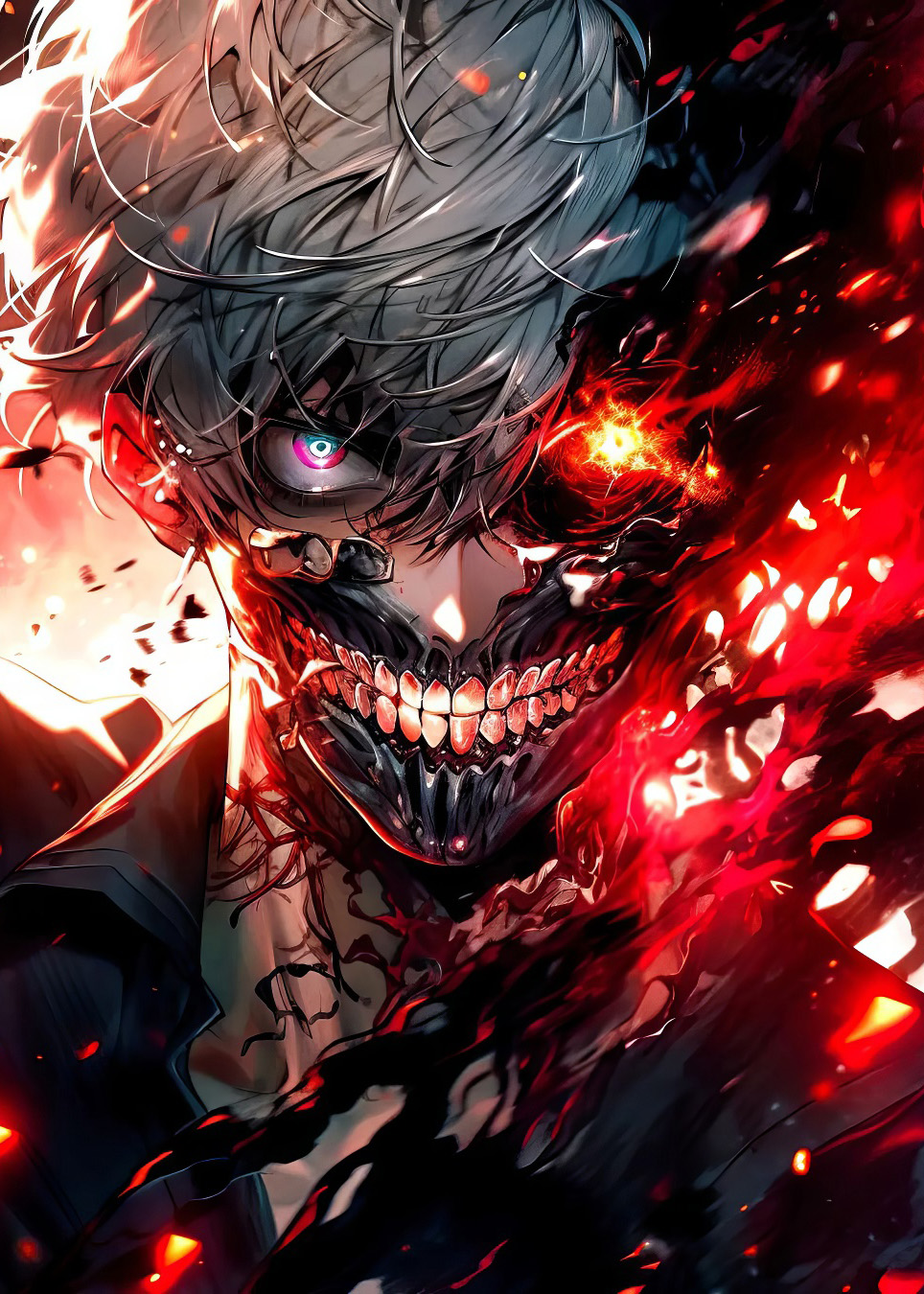 Metalowy obraz z imieniem - Ken Kaneki